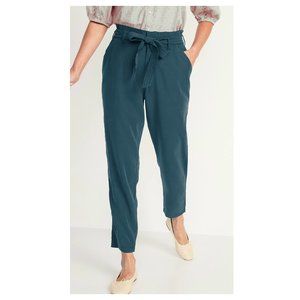 OLD NAVY NWOT High Waisted Belted Pants M Tall